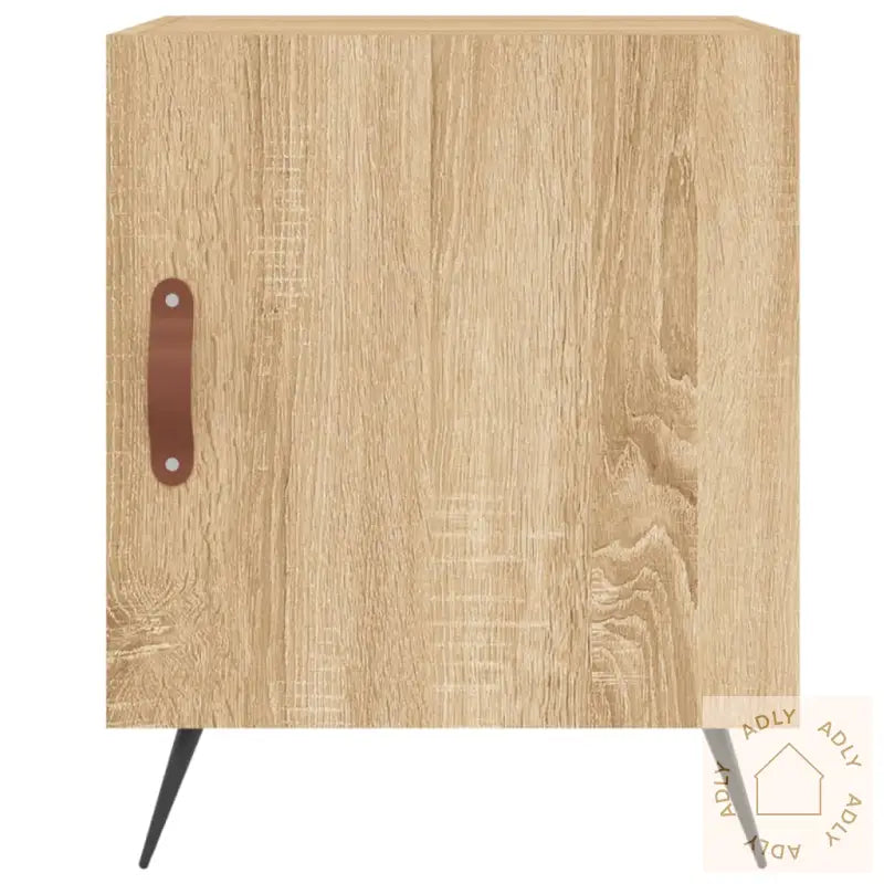 Nattbord 2 Stk Sonoma Eik 40X40X50 Cm Konstruert Tre