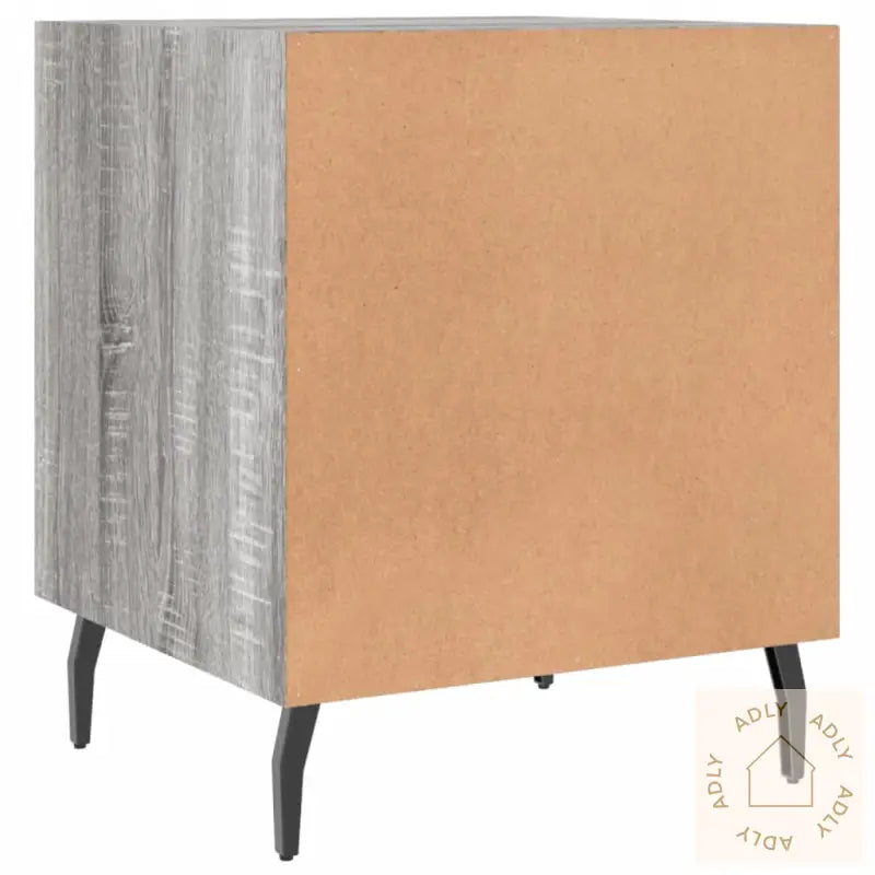 Nattbord Grå Sonoma 40X40X50 Cm Konstruert Tre