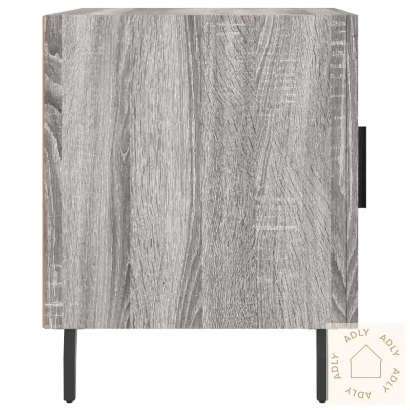 Nattbord Grå Sonoma 40X40X50 Cm Konstruert Tre