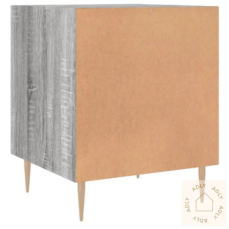 Nattbord Grå Sonoma 40X40X50 Cm Konstruert Tre