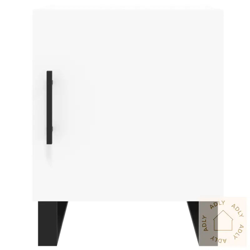 Nattbord 2 Stk Hvit 40X40X50 Cm Konstruert Tre