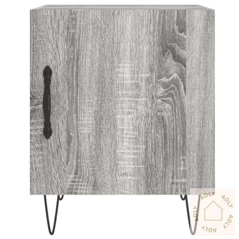 Nattbord Grå Sonoma 40X40X50 Cm Konstruert Tre