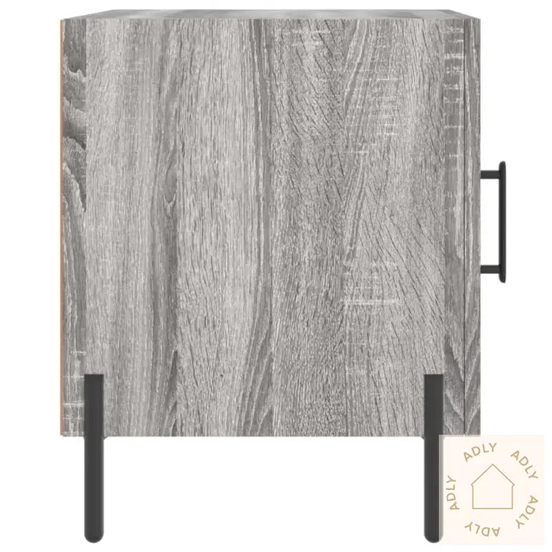 Nattbord Grå Sonoma 40X40X50 Cm Konstruert Tre