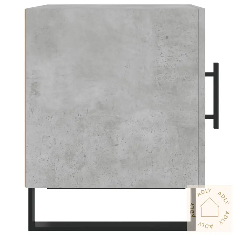 Nattbord 2 Stk Betonggrå 40X40X50 Cm Konstruert Tre