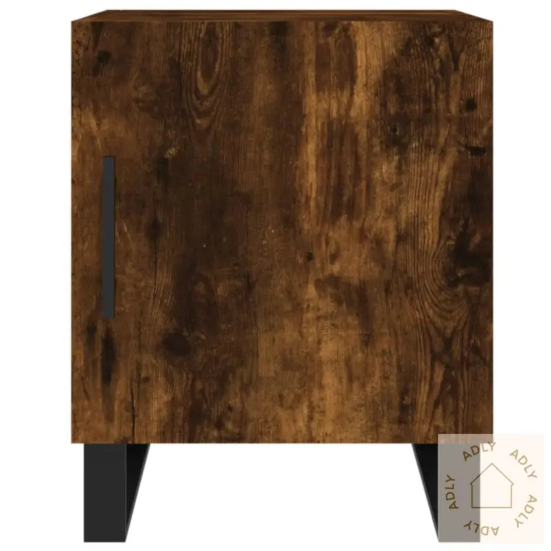 Nattbord 2 Stk Røkt Eik 40X40X50 Cm Konstruert Tre