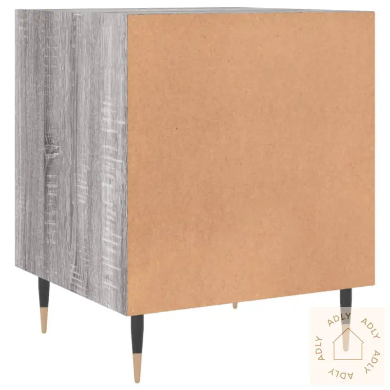 Nattbord Grå Sonoma 40X40X50 Cm Konstruert Tre