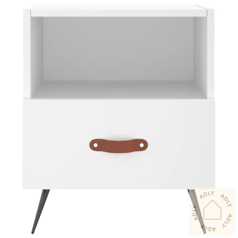 Nattbord Hvit 40X35X47,5 Cm Konstruert Tre