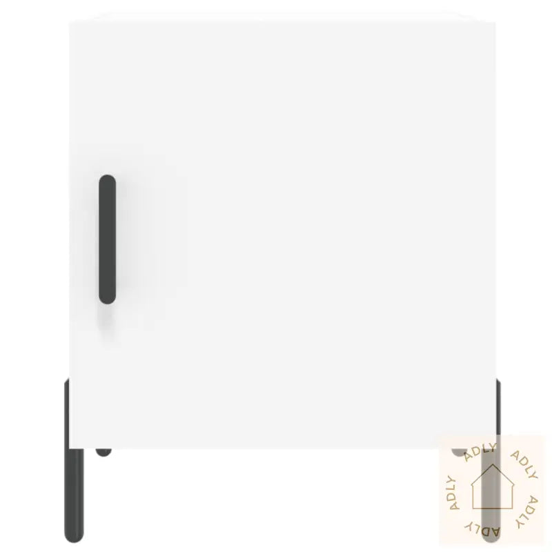 Nattbord 2 Stk Hvit 40X40X50 Cm Konstruert Tre