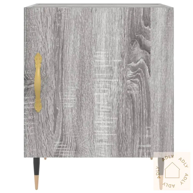 Nattbord Grå Sonoma 40X40X50 Cm Konstruert Tre