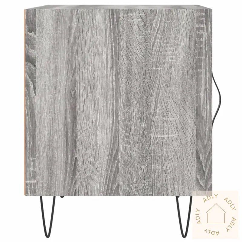 Nattbord Grå Sonoma 40X40X50 Cm Konstruert Tre