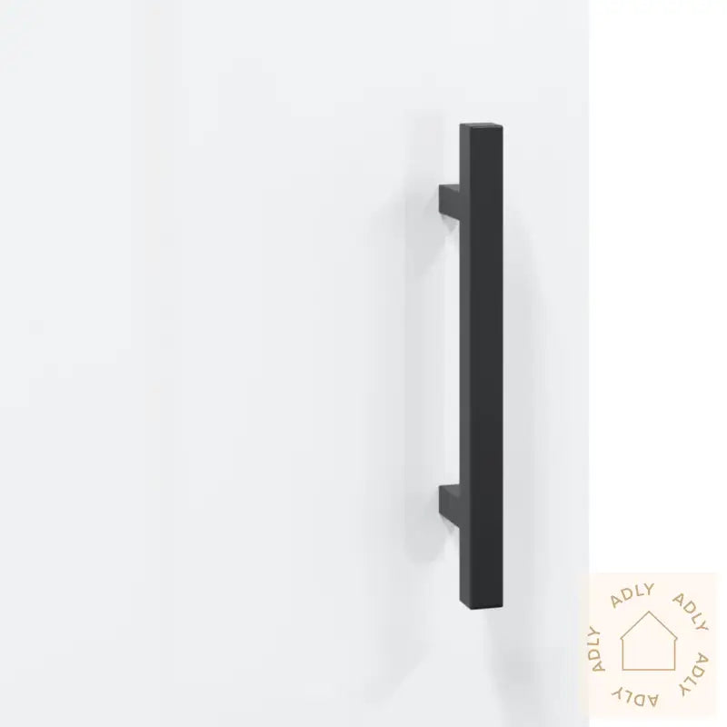 Nattbord Høyglans Hvit 40X40X50 Cm Konstruert Tre