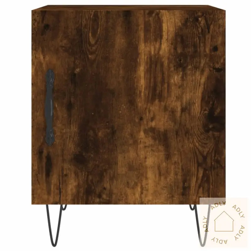 Nattbord Røkt Eik 40X40X50 Cm Konstruert Tre