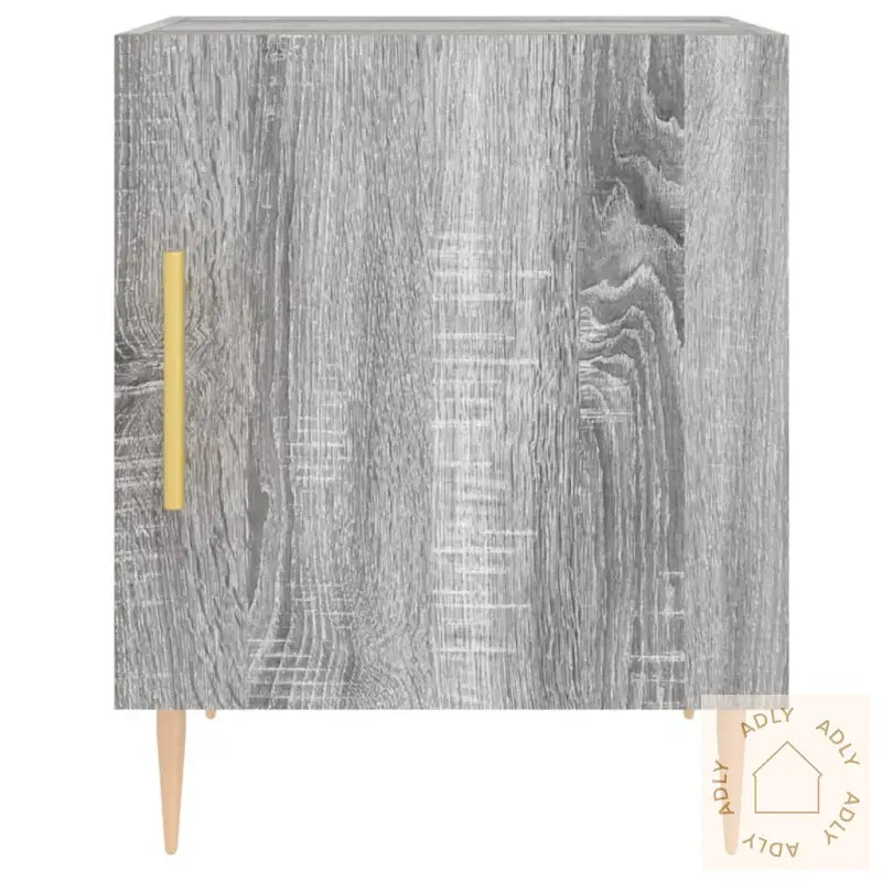 Nattbord Grå Sonoma 40X40X50 Cm Konstruert Tre