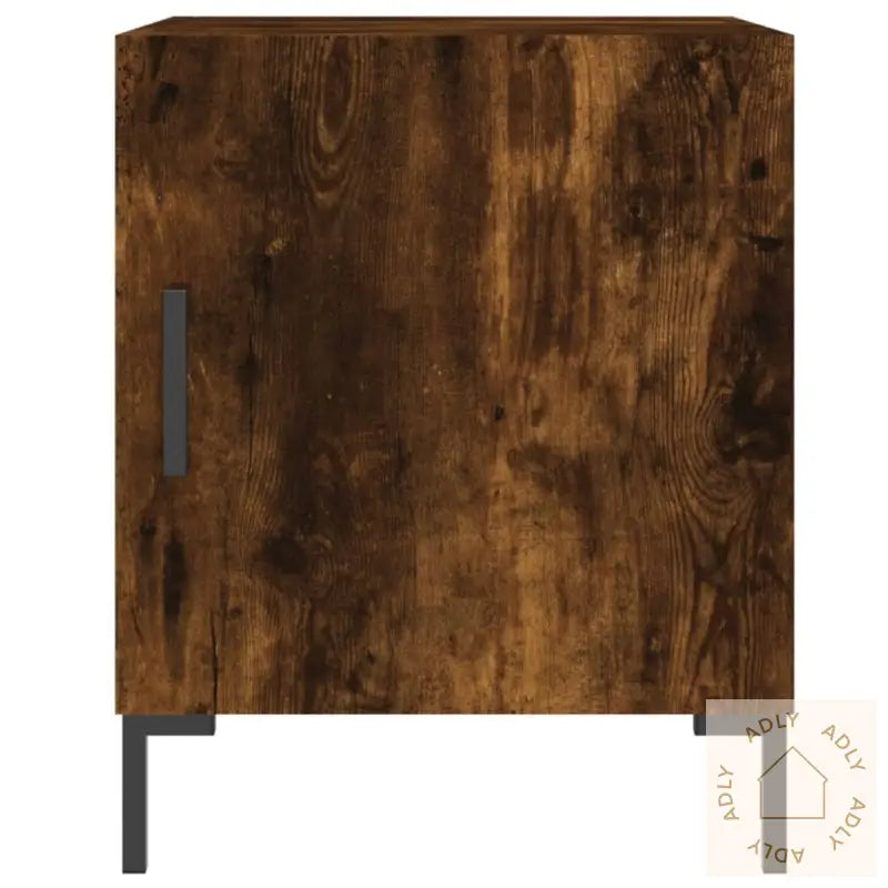 Nattbord Røkt Eik 40X40X50 Cm Konstruert Tre