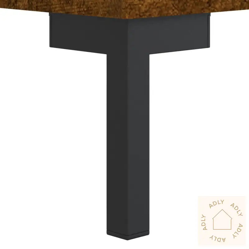 Nattbord Røkt Eik 40X40X50 Cm Konstruert Tre