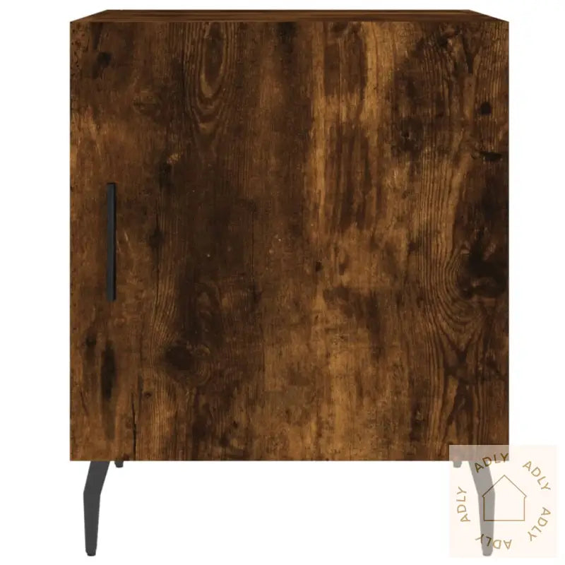 Nattbord Røkt Eik 40X40X50 Cm Konstruert Tre