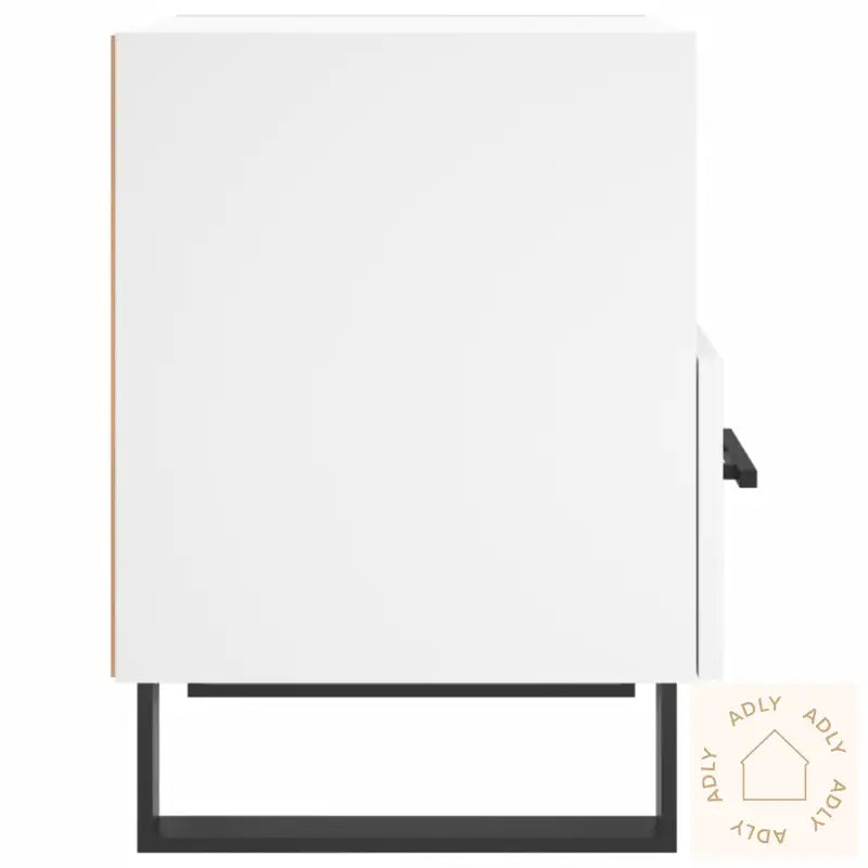 Nattbord 2 Stk Hvit 40X35X47,5 Cm Konstruert Tre