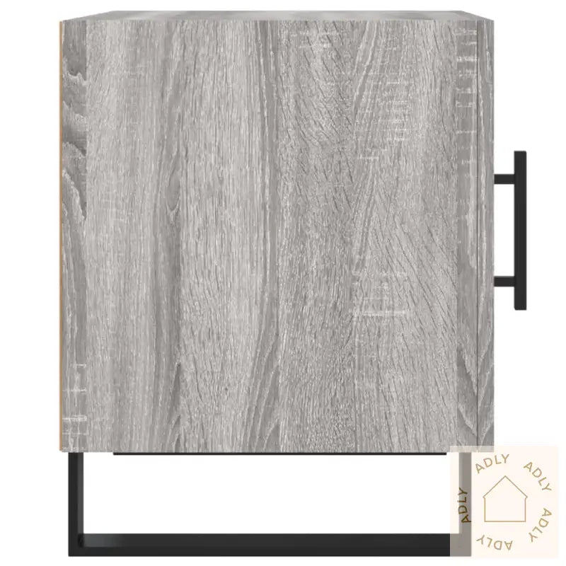 Nattbord 2 Stk Grå Sonoma 40X40X50 Cm Konstruert Tre