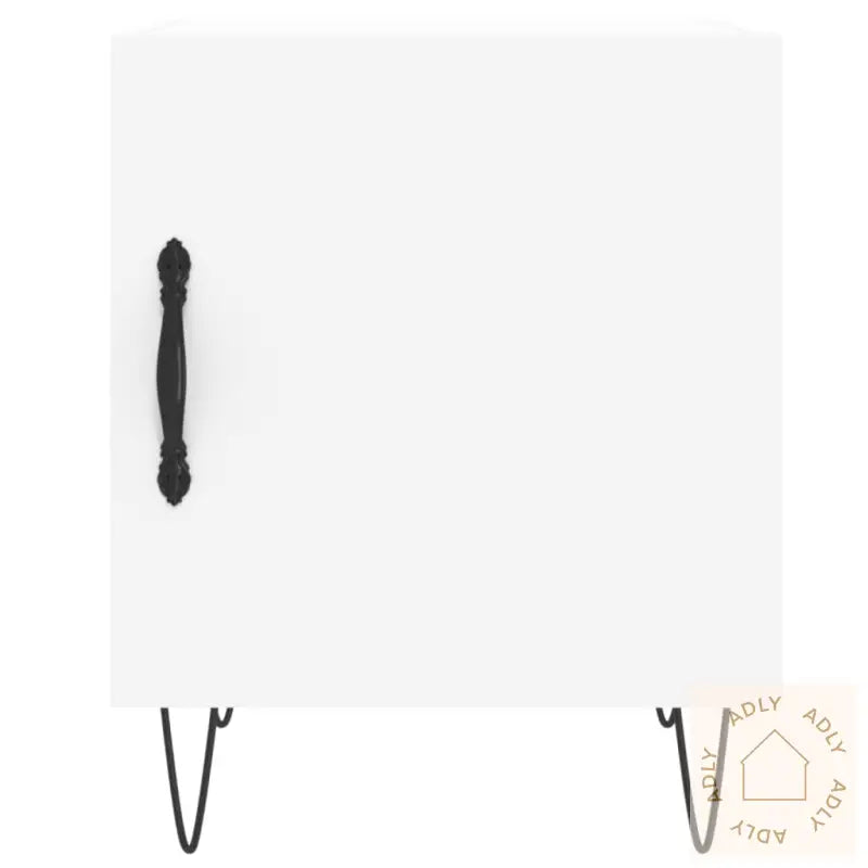 Nattbord 2 Stk Hvit 40X40X50 Cm Konstruert Tre