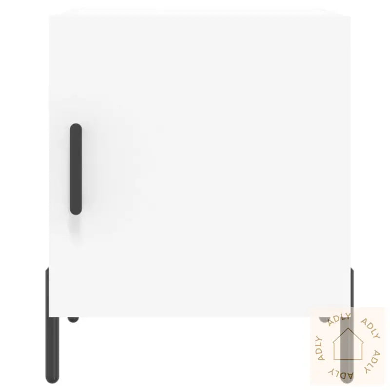 Nattbord Hvit 40X40X50 Cm Konstruert Tre