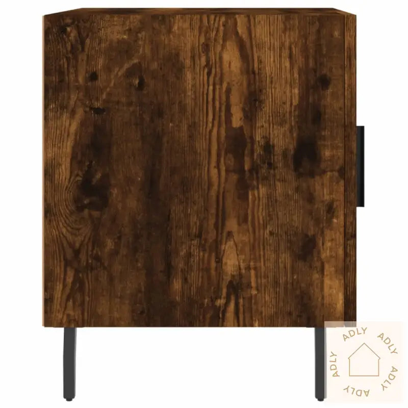 Nattbord Røkt Eik 40X40X50 Cm Konstruert Tre