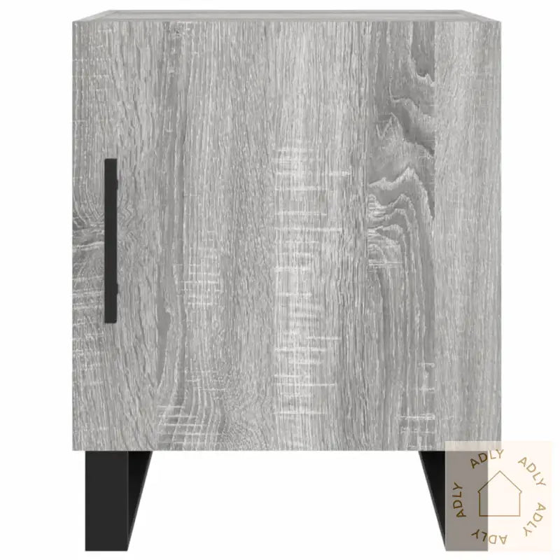 Nattbord 2 Stk Grå Sonoma 40X40X50 Cm Konstruert Tre
