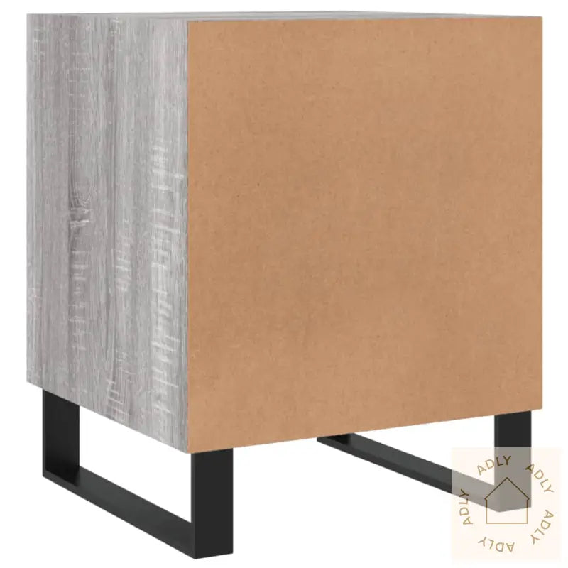 Nattbord 2 Stk Grå Sonoma 40X40X50 Cm Konstruert Tre