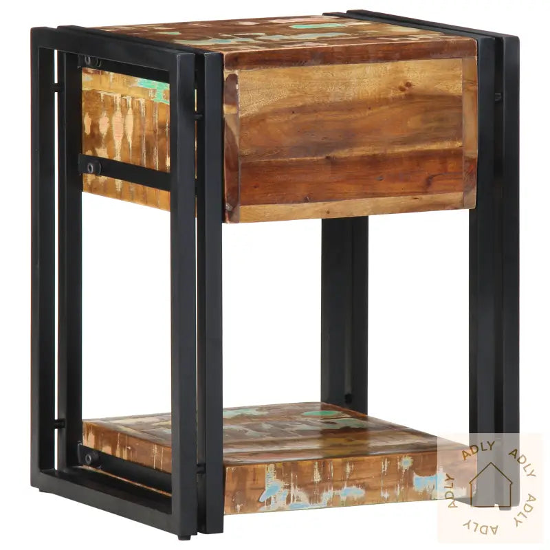 Nattbord 40X35X50 Cm Solid Tre Gjenvunnet