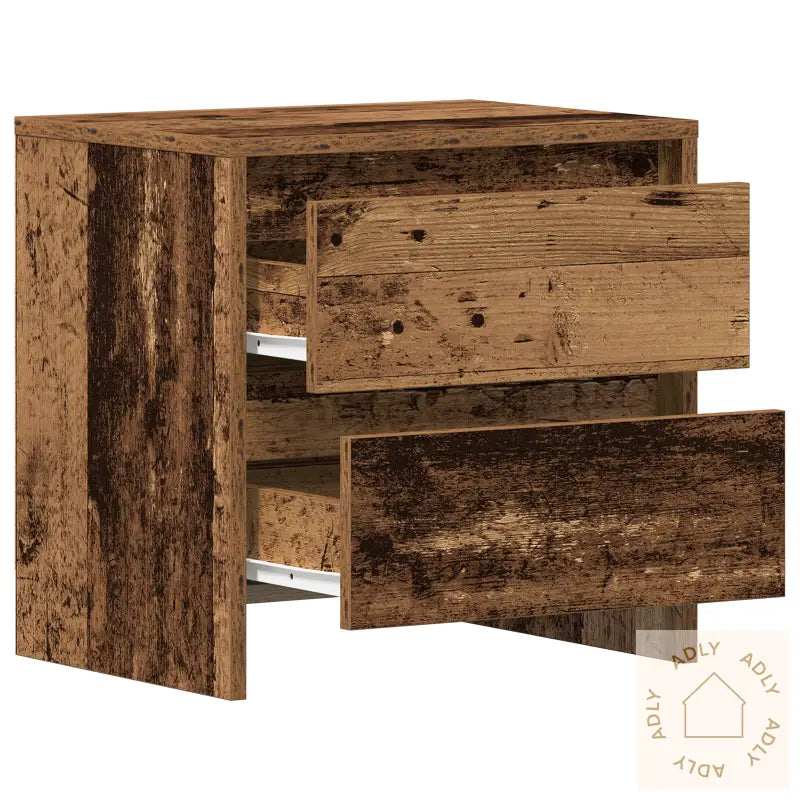 Nattbord Aldret Tre 45X34X44.5 Cm Konstruert Tre