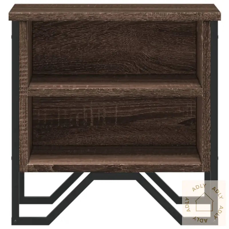 Nattbord Brun Eik 40X30X40 Cm Konstruert Tre