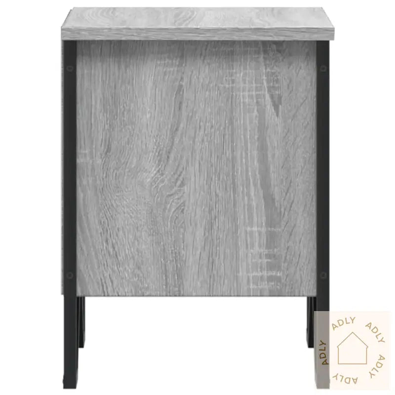 Nattbord Grå Sonoma 40X30X40 Cm Konstruert Tre
