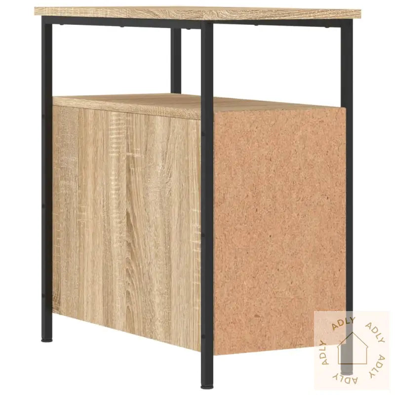 Nattbord 2 Stk Sonoma Eik 30X60X60 Cm Konstruert Tre