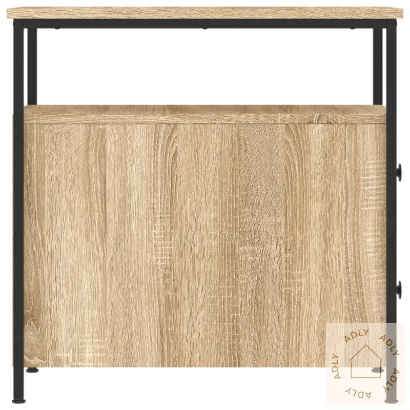 Nattbord 2 Stk Sonoma Eik 30X60X60 Cm Konstruert Tre