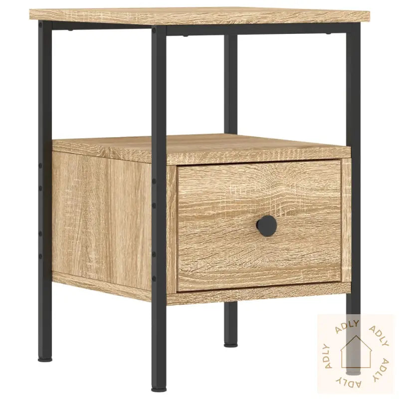 Nattbord Sonoma Eik 34X36X50 Cm Konstruert Tre