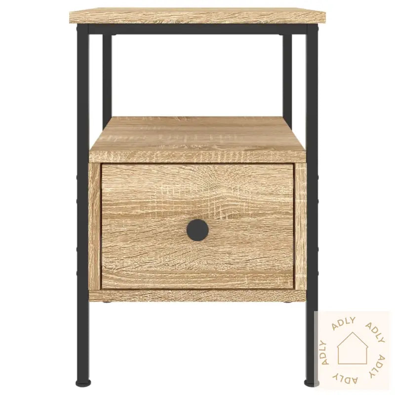 Nattbord Sonoma Eik 34X36X50 Cm Konstruert Tre