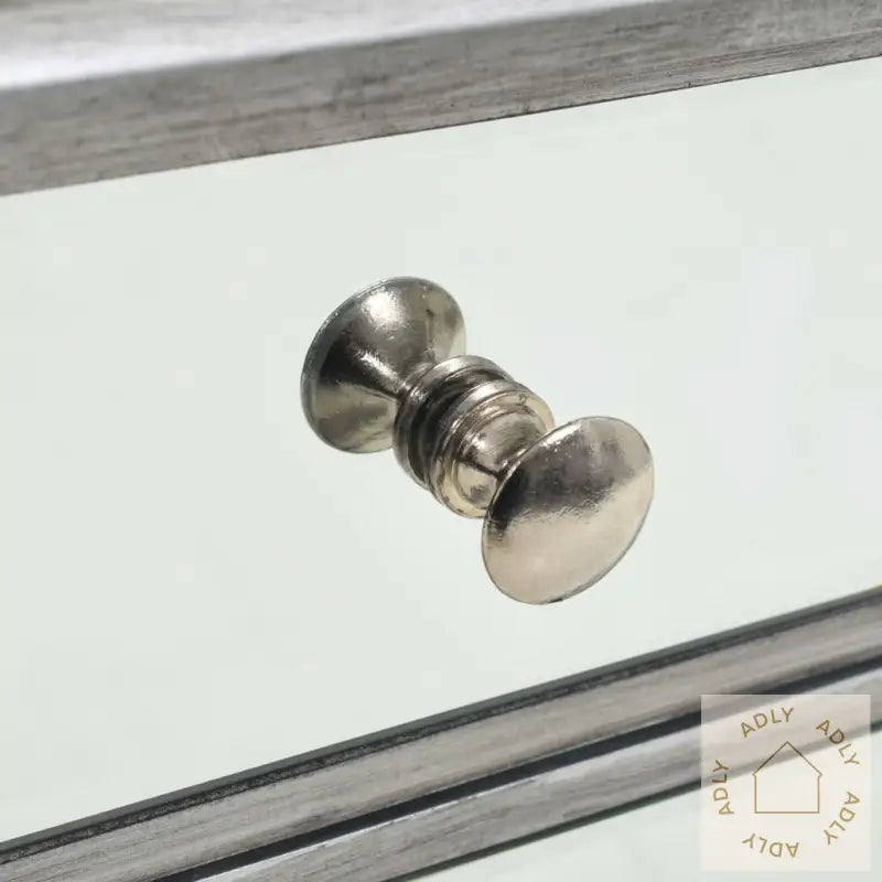 Nattbord Speilet Glass Og Mdf 34,5X30X50 Cm