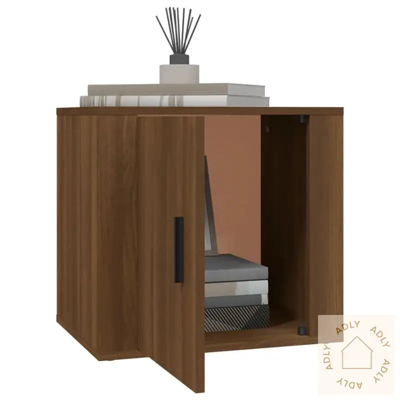 Nattbord 2 Stk Brun Eik 50X39X47 Cm