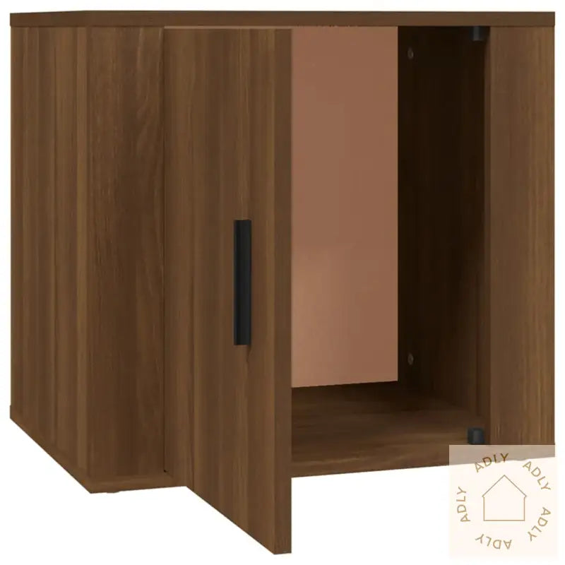 Nattbord 2 Stk Brun Eik 50X39X47 Cm