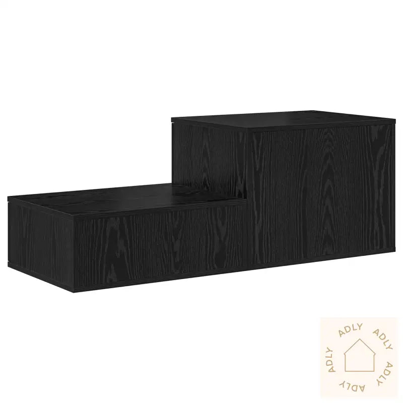 Oppbevaringsskap Sort 103X41X40 Cm Laget Av Tre