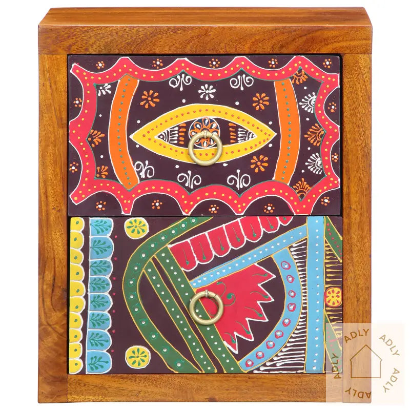 Nattbord 35X30X40 Cm Massivt Akasietre
