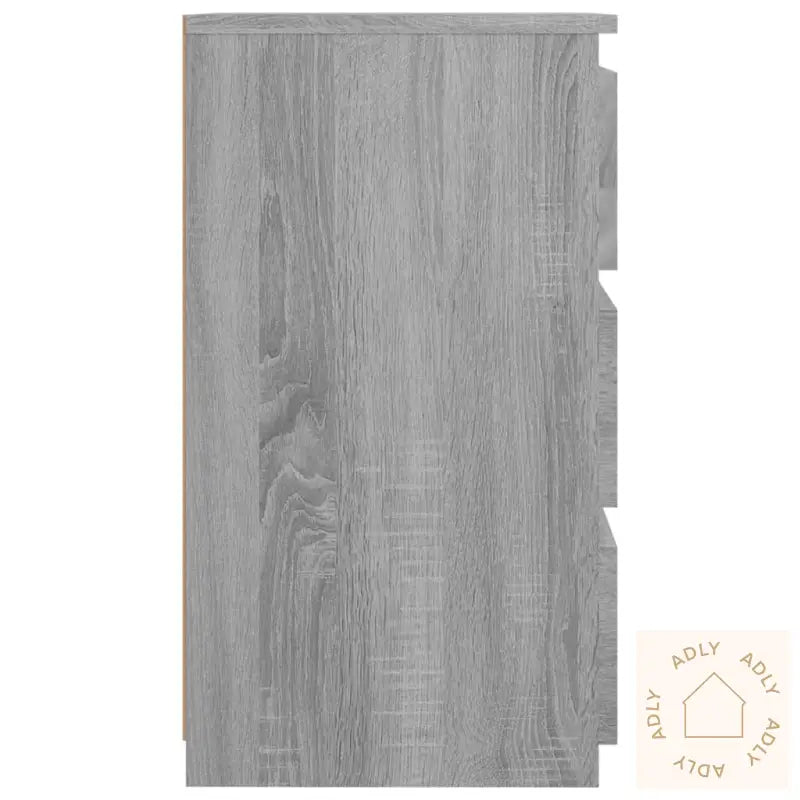 Nattbord Grå Sonoma 40X35X62,5 Cm Konstruert Tre