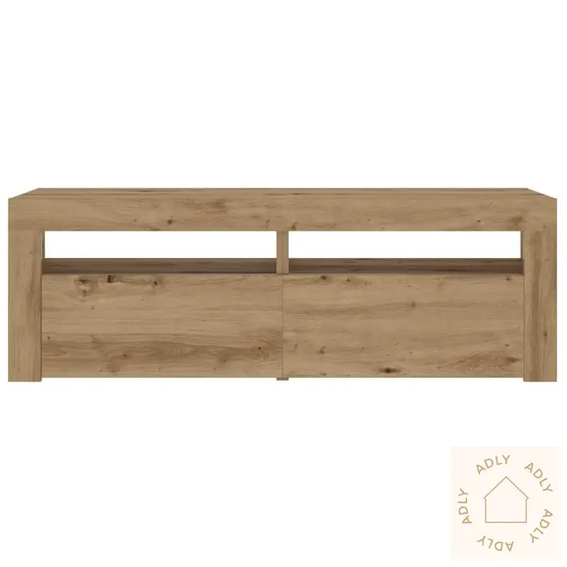 Nattbord 2 Stk Med Led Artisan Eik 60X35X40 Cm