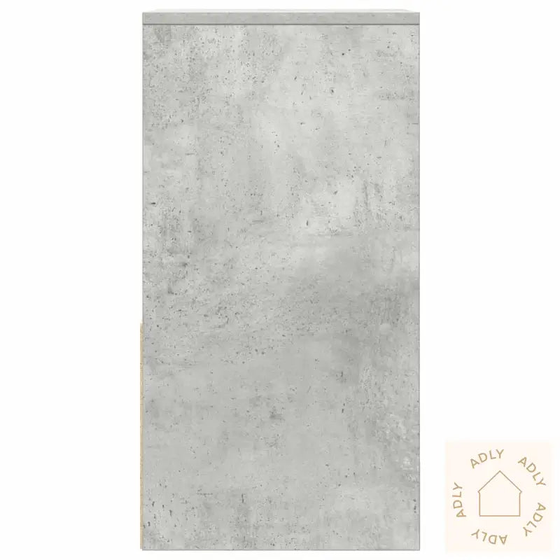 Nattbord Med Skuff Betonggrå 35X34X66,5 Cm