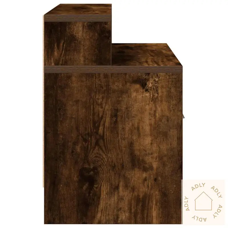 Nattbord Med Skuff Røkt Eik 51X31X47 Cm