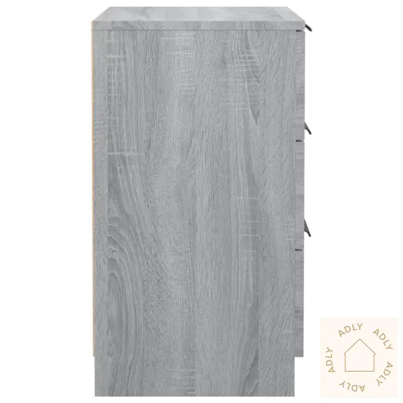 Nattbord Grå Sonoma 40X36X65 Cm