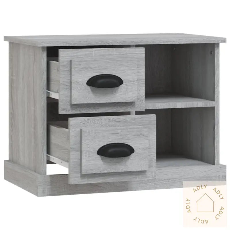 Nattbord Grå Sonoma 60X35,5X45 Cm