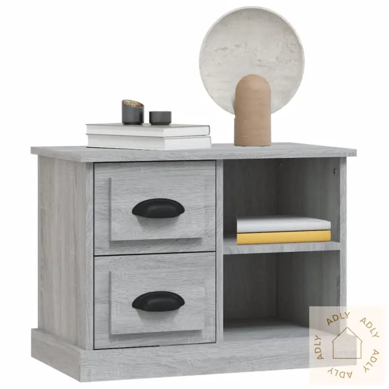 Nattbord Grå Sonoma 60X35,5X45 Cm