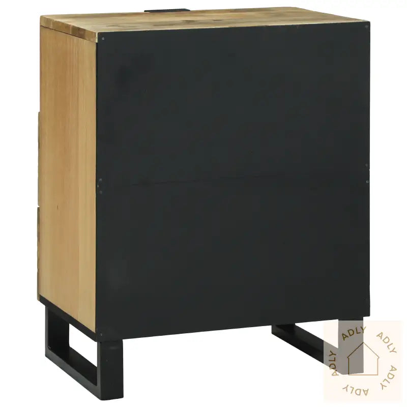 Nattbord 50X33X60 Cm Massivt Tre Mango