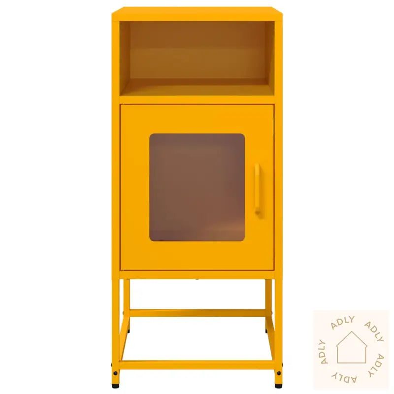 Nattskap Sennep Gul 36X39X78 Cm Kaldvalset Stål