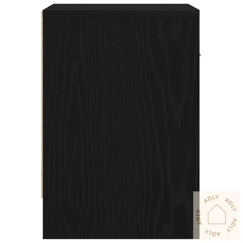 Nattbord 2 Stk Med Skuff Svart 39X28X41 Cm